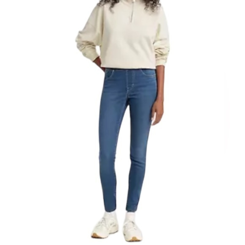 Levi’s Women's Pull On Leggings Light Was Denim Size 16